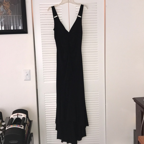 Rampage -Beautiful black hi-low dress. Size M ❤️ - Picture 4 of 8